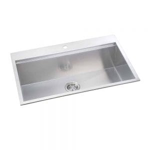 Ledge Series Kitchen Sink 33" X 22" X 10"